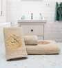 Beige 500 GSM Cotton 3 Pieces Towel Set