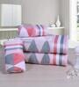 Multicolor 560 GSM Cotton 4 Pieces Towel Gift Set