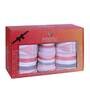 Multicolor 560 GSM Cotton 4 Pieces Towel Gift Set