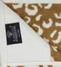 Beige Patterned 560 GSM Cotton Hand Towels (Set of 2)