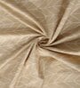 Beige Abstract 300 TC Cotton Blend Double King Sized Bedsheet With 2 Pillow Covers