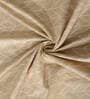 Beige Abstract 300 TC Cotton Blend Single Bedsheet with 1 Pillow Cover