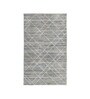 Beige Geometric 4 Ft X 6 Ft Machine Made Carpet