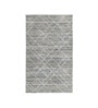 Beige Abstract 5 ft x 7 ft Machine Made Carpet