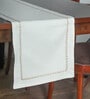 Beige Abstract Cotton Blend (12 x 84 ) Table Runner