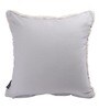 Beige Wool Tufted Abstract 18x18 inches Cushion Cover (2Pc)