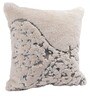 Beige Wool Tufted Abstract 18x18 inches Cushion Cover (2Pc)