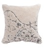 Beige Wool Tufted Abstract 18x18 inches Cushion Cover (2Pc)