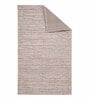 Beige Abstract Polyester 4 x 6 Feet Machine Made Carpet