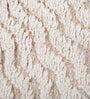 Beige Abstract Polyester 5 x 7 Feet Machine Made Carpet