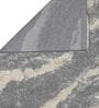 Beige Abstract Polyester 59x32 Inches Machine Made Floor Runner