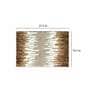 Beige Abstract Polyester AntiSkid Bathmat