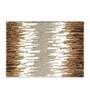 Beige Abstract Polyester AntiSkid Bathmat