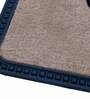 Beige Abstract Polypropylene 24x16 Inches Max Absorbant Deer Bath Mat