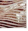 Beige Abstract Polypropylene 4 ft X 6 ft Machine Made Carpet