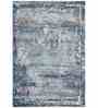 Beige Abstract Polypropylene 5 ft x 7 ft Machine Made Carpet