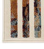 Beige Abstract Polypropylene 5 ft X 7 ft Machine Made Carpet