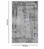 Beige Abstract Polypropylene 6 ft x 9 ft Machine Made Carpet