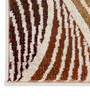 Beige Abstract Polypropylene 6 ft x 9 ft Machine Made Carpet