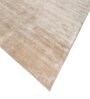 Beige Abstract Viscose 4 ft X 6 ft Hand Tufted Rectangle Carpet