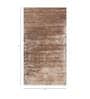 Beige Abstract Viscose 5 ft X 8 ft Hand Tufted Rectangle Carpet