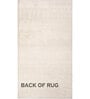 Beige Abstract Viscose 5 ft X 8 ft Hand Tufted Rectangle Carpet