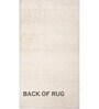 Beige Abstract Viscose 6 ft X 9 ft Hand Tufted Rectangle Carpet