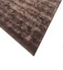Beige Abstract Viscose 6 ft X 9 ft Hand Tufted Rectangle Carpet