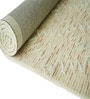 Beige Abstract Wool Hand Tufted Carpet