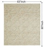 Beige Abstract Wool Hand Tufted Carpet