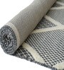 Beige Abstract Wool Hand Tufted Carpet