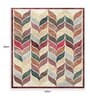 Beige Abstract Wool 4 ft x 6 ft Hand Tufted Carpet