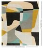 Beige Abstract Wool 5 ft x 7 ft Hand tufted Carpet