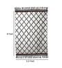 Beige Geometric Wool 5ft x 8 ft Hand Knotted Carpet
