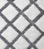 Beige Geometric Wool 5ft x 8 ft Hand Knotted Carpet