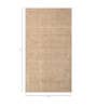 Beige Abstract Wool 6 ft X 9 ft Hand Woven Carpet