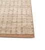 Beige Abstract Wool 6 ft X 9 ft Hand Woven Carpet