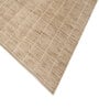 Beige Abstract Wool 6 ft X 9 ft Hand Woven Carpet