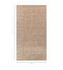 Beige Abstract Wool 6 ft X 9 ft Hand Woven Carpet
