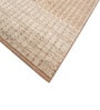Beige Abstract Wool 6 ft X 9 ft Hand Woven Carpet