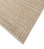 Beige Abstract Wool 6 ft X 9 ft Hand Woven Carpet