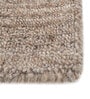 Beige Abstract Wool and Viscose 6 ft X 9 ft Hand Woven Carpet