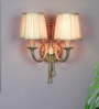 Beige Metal Novelty Wall Light (Gold)