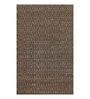 Beige and Black  Magadan Geometric jute 5ft x 8ft Hand Woven Carpet