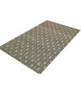 Beige and Black Chita Geometric Jute 5ft x 8ft Hand Woven Carpet