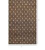 Beige and Black Podolsk Geometric Jute 5ft x 8ft Hand Woven Carpet