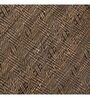 Beige and Black Saransk Geometric Jute 5ft x 8ft Hand Woven Carpet