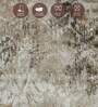 Beige and Brown Persian 3x5 Feet Machine Made Carpet