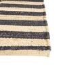 Beige Striped Jute 8 ft X 10 ft Hand Woven Carpet