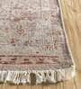 Maroon Persian Wool 8 ft x 10 ft Hand Knotted Carpet